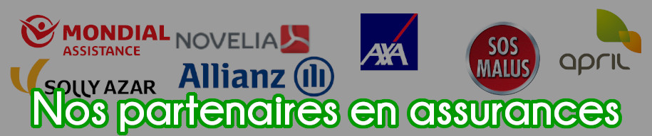 Les partenaires assurances du Cabinet des arcades, courtier à Vitrolles, Marignane, Berre, Rognac et étang de Berre.